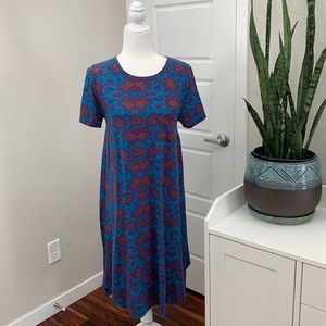 Teal Carly dress